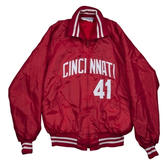 1980s Tom Seaver Cincinnati Reds Game Used Jacket